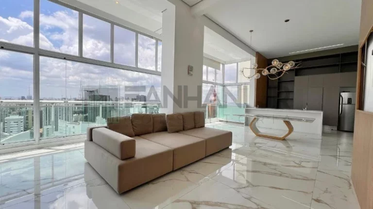 Imagem Apartamento de Luxo à Venda em Cerqueira César - 1 quarto, 1 suíte, 3 salas e 2 vagas de garagem - São Paulo-SP - 120m².