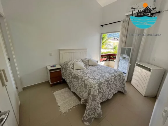 Imagem Juquehy Casa para Alugar Temporada com 3 dormitórios, 1 suíte, 350m da praia - Acomodação máx. 8 pessoas | Juquehy Imobiliária