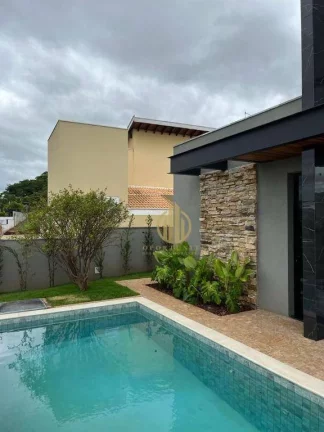 Imagem Casa no Condomínio Alphaville I com 3 suítes, Ampla área Gourmet e Piscina Aquecida 258 m² por R$ 2.300,00 Bonfim Paulista/SP