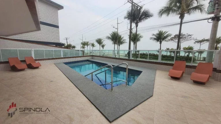 Imagem Apartamento com 1 dormitório à venda, 54 m² por R$ 470.000,00 - Real - Praia Grande/SP