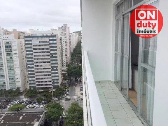 Imagem Apartamento com 2 dormitórios à venda, 86 m² por R$ 485.000,00 - Pitangueiras - Guarujá/SP