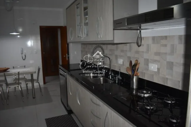 Imagem Imperdível apartamento à venda em Guarujá-SP, Pitangueiras: 3 quartos, 1 suíte, 3 salas, 3 banheiros, 2 vagas de garagem, 160 m²!