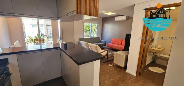Imagem Casa a venda, aluguel anual em Juquehy, 3 suítes, piscina, churrasqueira, 2 vagas, 8 pessoas, 147m² de área construída | Juquehy Imobiliária