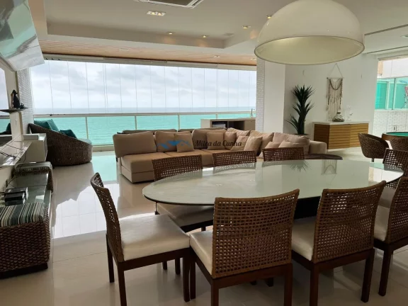 Imagem Linda Cobertura para Venda de Frente para o Mar, com Piscina Privativa com 4 suítes, 3 vagas, 300m², Riviera de São Lourença, Bertioga