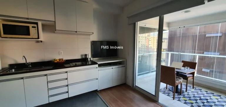 Imagem Excelente oportunidade: Apartamento para venda ou locação na Consolação, São Paulo-SP - 1 quarto, 1 suíte, 1 banheiro, 1 vaga - 35,00 m².