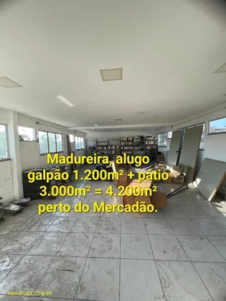 Imagem Galpão para Locação em RIO DE JANEIRO, MADUREIRA, 2 banheiros