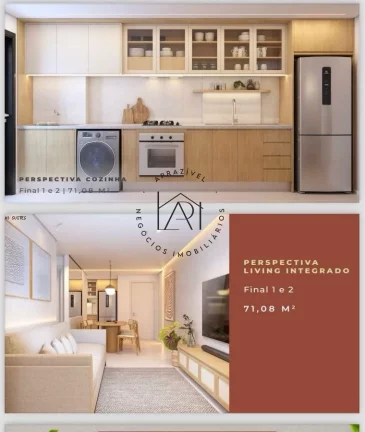 Imagem Apartamento na Planta para Venda em Praia Grande, Guilhermina, 2 dormitórios, 1 suíte, 2 banheiros, 1 vaga