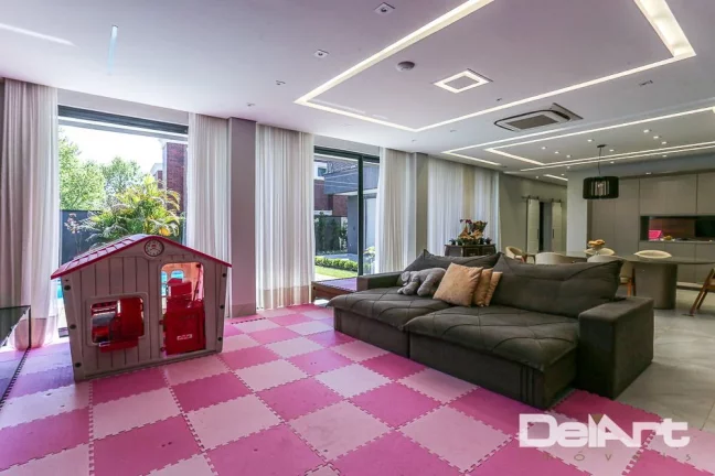 Imagem Residência Alto Padrão - 5 Suítes, Piscina e ELEVADOR no Alphaville Graciosa – 500m² de Sofisticação… Um verdadeiro espetáculo!!!