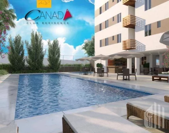 Imagem Apartamento PRONTO MORAR 2 dormitórios à venda por R$ 324.881,57- Condomínio CANADÁ CLUB RESIDENCE - Cristo Rei - Teresina/PI