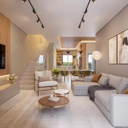 Imagem Casa geminada triplex de alto padrão