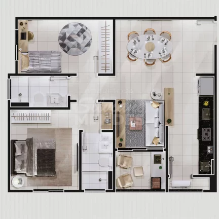 Imagem Lindo apartamento de 58 m² no melhor da zona oeste de Sorocaba