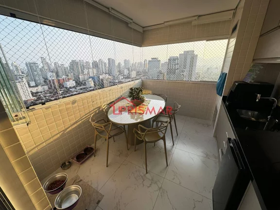 Imagem Apartamento novo no Boqueirão em Santos 2 vagas