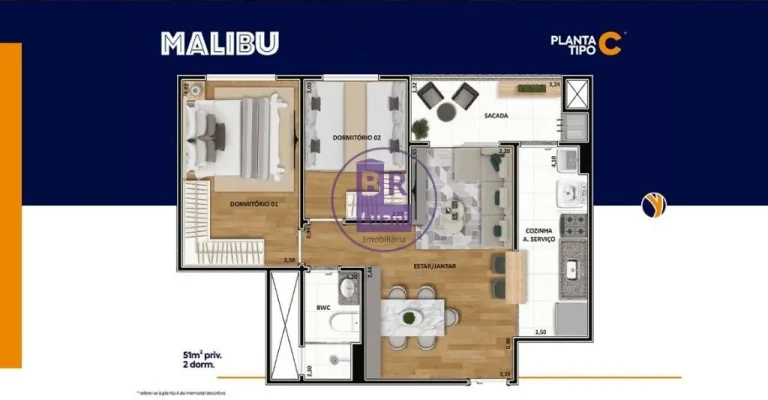 Imagem Apartamento Novo Malibu