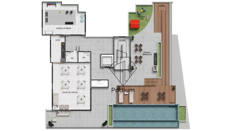 Imagem Apartamentos com varanda/sacada a 362 metros da praia de ponta de Campina. -AP1554.
