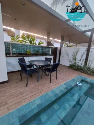 Imagem Juquehy Casas a Venda - Casa com 4 suítes, piscina privativa, churrasqueira 200 metros da praia, 170m2 | Juquehy Imobiliária