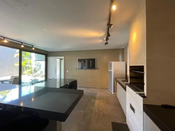 Imagem Excelente casa alto padrão mobiliada com piscina e spa, 3 suítes em Alphaville V