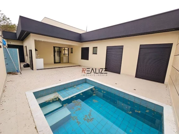 Imagem Casa térrea com 3 suítes à venda, 190 m² por R$ 1.790.000 - Condomínio Com Lago - Indaiatuba/SP
