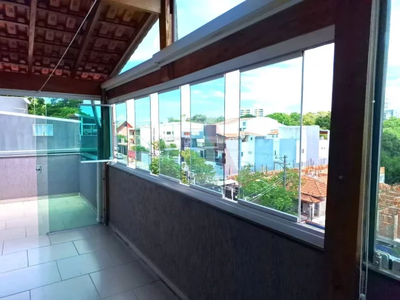 Imagem LINDA COBERTURA C/CHURRASQUEIRA E FECHAMENTO EM VIDRO