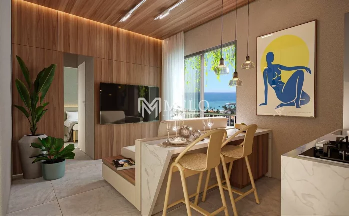 Imagem Oportunidade em POPRTO DE GALINHAS:31,11m², 01qt, 01vaga/Flat/Studio...