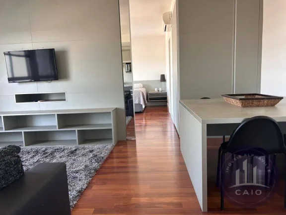 Imagem Apartamento mobiliado 62m com 1 dormitório à venda R$ 615.000 - Alphaville