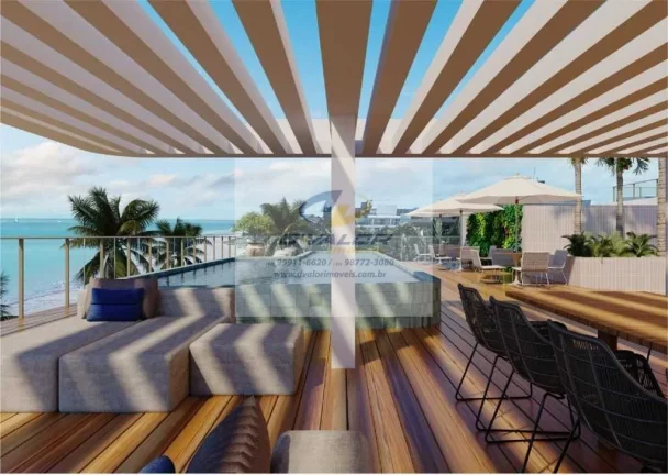 Imagem Vendo Apartamentos, Pé na Areia, que variam de 62m² a 278m²