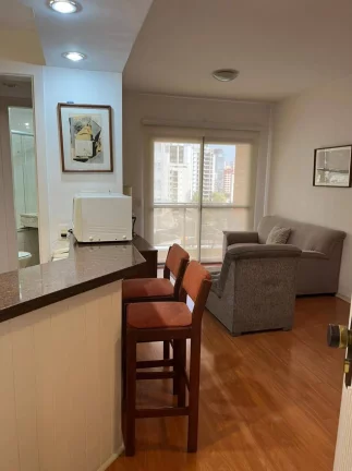 Imagem Flat para LOCAÇÃO em Vila Nova Conceição - Contemporâneo 42m²