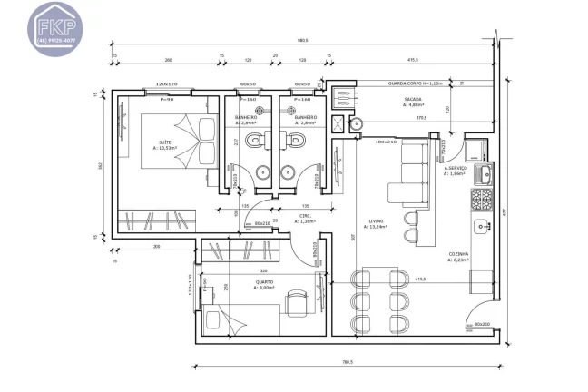 Imagem Apartamento 2 dormitórios!