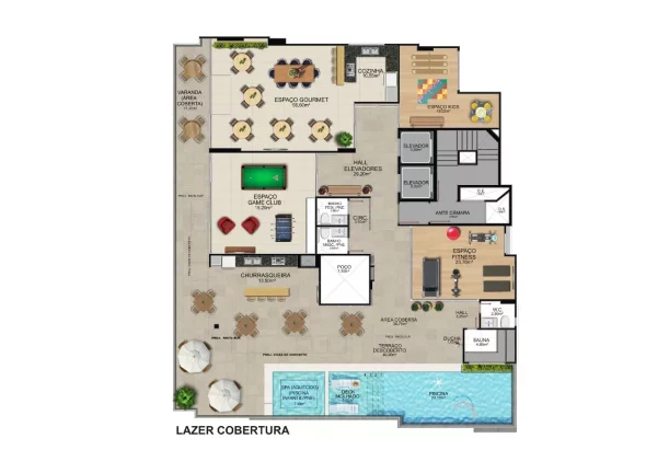 Imagem Apartamento Alto Padrão, 02 Quartos, 01 Suite, Area de Lazer Completa, Centro, Guarapari - ES