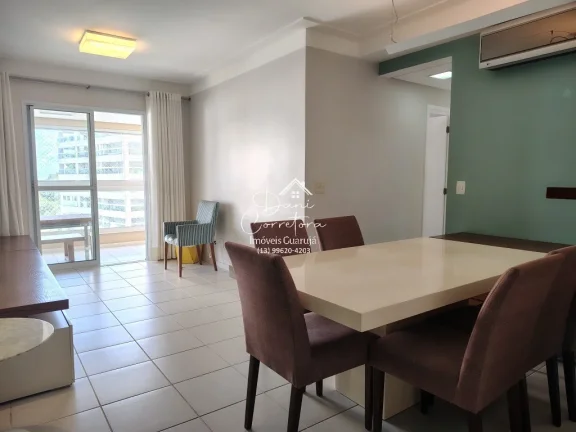 Imagem Apartamento à venda no Jardim Astúrias, Guarujá-SP: 3 quartos, 1 suíte, 2 salas, 2 banheiros, 2 vagas de garagem, 110m².