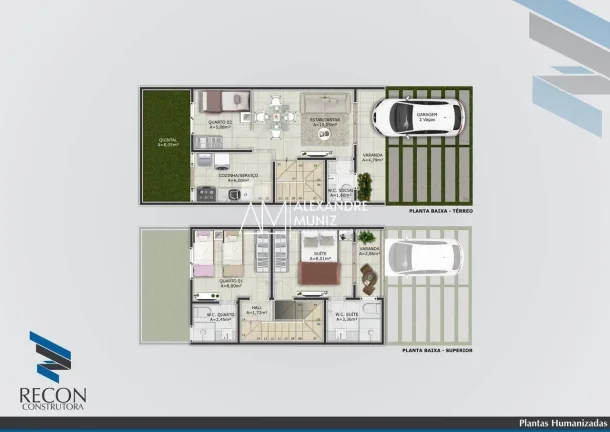 Imagem Ville Vert Residence, casas duplex em condomínio, Centro, Eusébio-CE.
