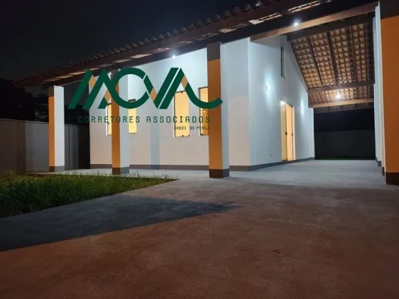 Imagem Casa para Alugar no Pontal de Itapoá - 2 Quartos, Laje, Ampla Varanda e Boa Localização