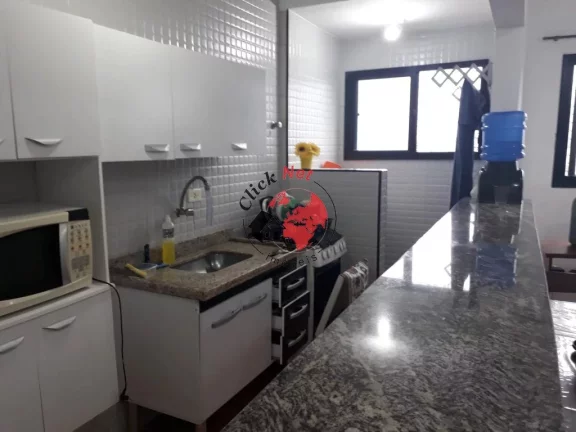 Imagem Apartamento com 1 dormitório à venda localizado a 800 metros da praia no bairro Ocian, Praia Grande