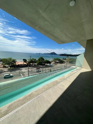 Imagem Apartamento alto padrão com piscina na sacada frente mar na praia Grande em Ubatuba!