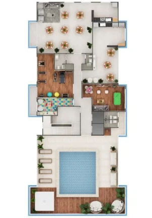 Imagem Apartamento para Venda em Mongaguá, Centro, 2 dormitórios, 1 suíte, 1 banheiro, 1 vaga