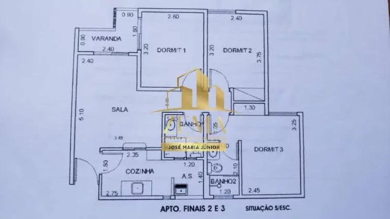 Imagem Apartamento 03 dorm (01 St), 65m2, 01 Vg, Excelente Localização, Andar Alto