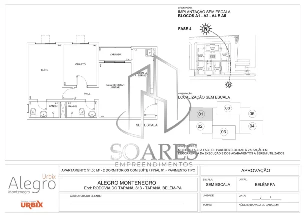 Imagem Alegro Montenegro 2/4 e 3/4 com suite - Em fase de acabamento