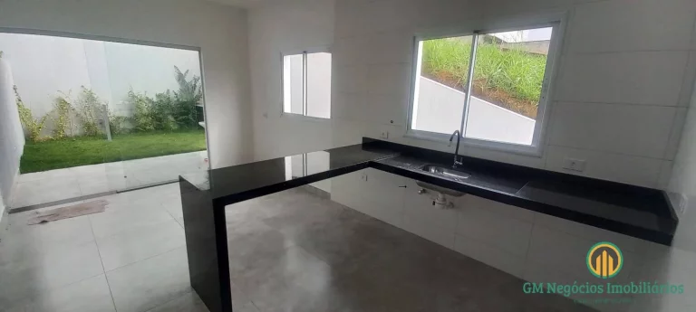Imagem Casa nova, 3 dormitórios, sendo 1 suíte, quintal