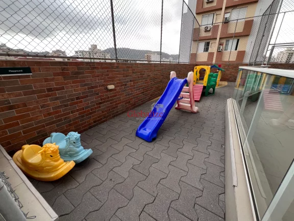 Imagem Apartamento Studio com 1 Vaga Demarcada + Depósito em Prédio com Lazer Completo no Bairro do Campo Grande em Santos por R$ 690 mil
