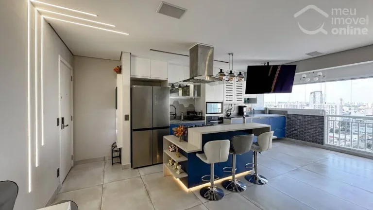 Imagem Apartamento mobiliado com 62m2, 1 suíte, closet e 1 vaga a venda na Barra Funda, São Paulo
