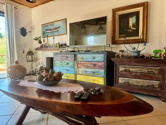 Imagem Casa em Condomínio no Estilo Casa de Campo com Vista para as Montanhas, 3 Quartos em Vargem Grande , Teresópolis-RJ