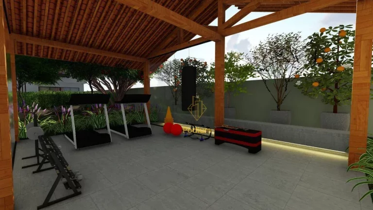Imagem Casa Duplex em condomínio fechado com área de lazer completa a 240m da praia em Ponta de Campina - CA0110