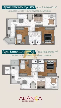 Imagem Seu novo apartamento 2 quartos com suíte próximo a Praia de Peracanga na Enseada Azul