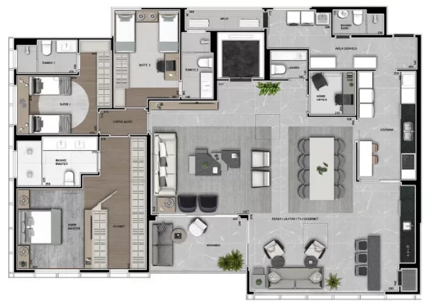 Imagem Signature Plaenge - Apartamento à venda no bairro Ecoville - Curitiba/PR