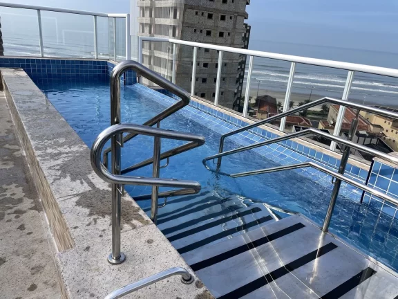 Imagem Apartamento com 2 dorms, Caiçara, Praia Grande - R$ 330 mil, Cod: 2021