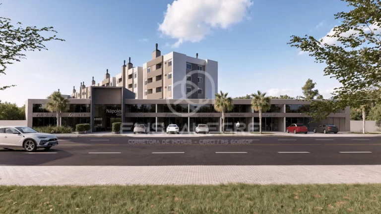 Imagem Nápoles Clube Residencial - Apartamento 2 quartos com sacada e churrasqueira – Na planta – Estância Velha, Canoas