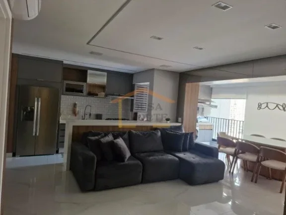 Imagem Apartamento no Tatuapé com 98 m², 2 dormitórios, sendo 2 suítes, 3 banheiros, varanda, cozinha a...