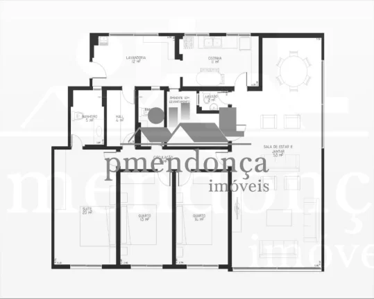 Imagem Apartamento na Rua Sergipe com 3 quartos e 2 vagas, 185m²