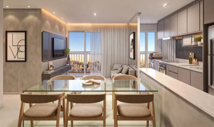 Apartamento com 2 Quartos à Venda, 44 m² em Santo Amaro - São Paulo