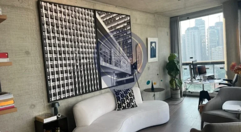 Imagem Vila Nova Conceição: Apartamento à venda com 1 suíte, 2 salas, 2 banheiros e 2 vagas de garagem - 116m²