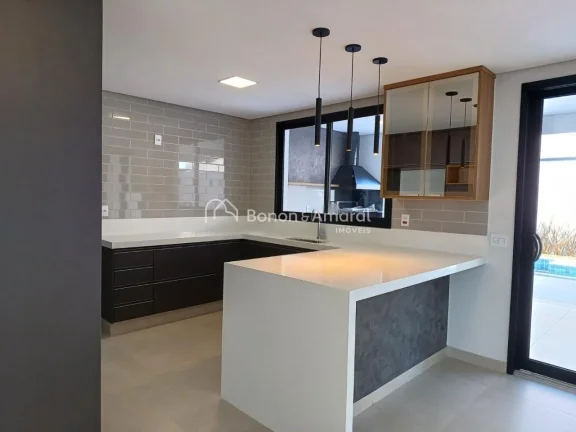 Imagem Esta linda residência combina elegância e conforto em um projeto com ambientes integrados e acabam...